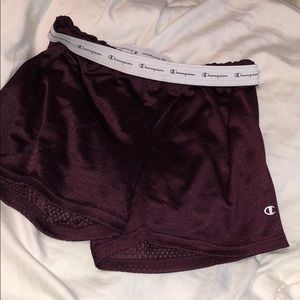 Champion Maroon Shorts
